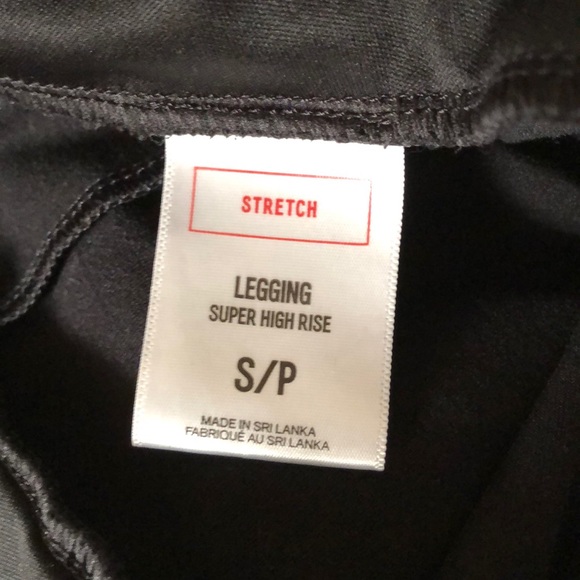 Express Super High Rise Faux Leather Leggings - Picture 5 of 5